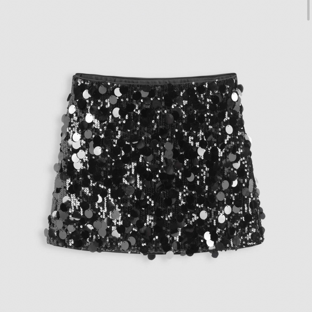 NWT Cider Mini sequin skirt